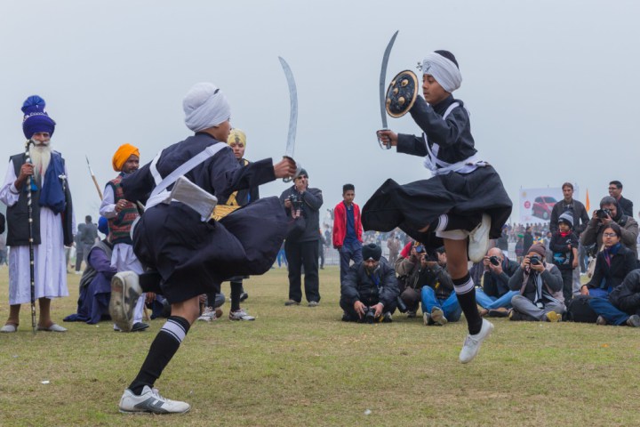 Gatka display in progress