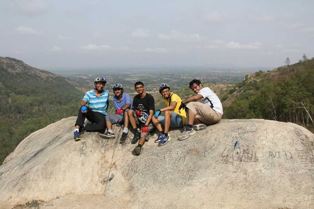 On the way to the top of the Nandi Hills