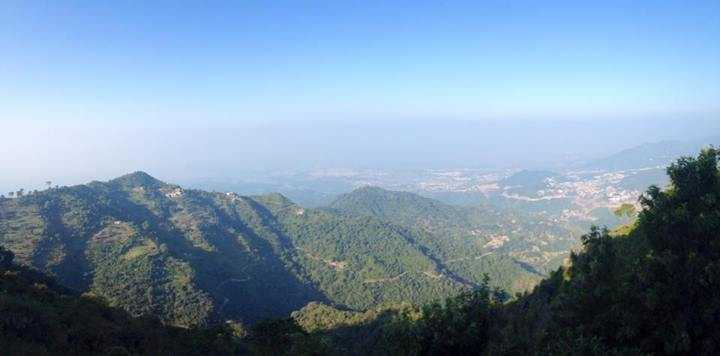 Kasauli, Himachal Pradesh View of Chandigarh from Kasauli, road trip from delhi