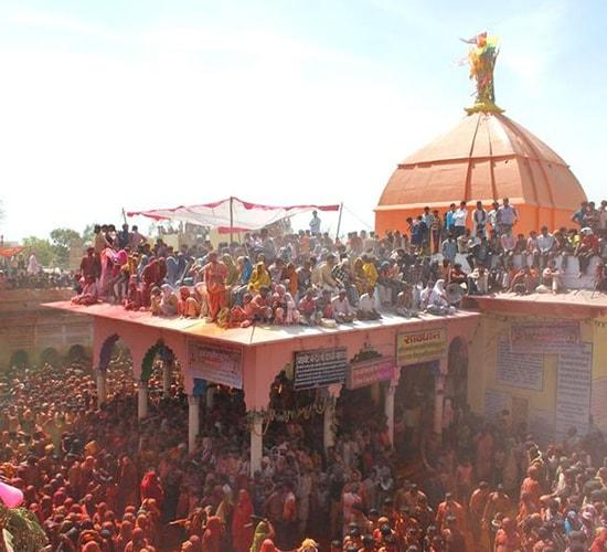 Dauji Temple, Huranga, Holi in Mathura