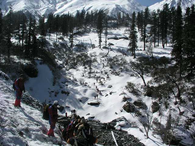 Practice area, Nehru Institute of Mountaineering