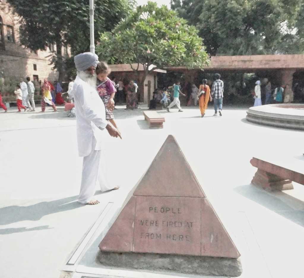 Jallianwala bagh - history being taught