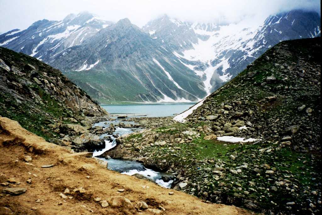 Sheshnag Lake, on the Amarnath Yatra Route