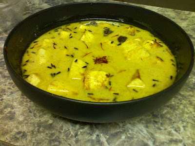 Lyodur Chaman, Kashmiri food