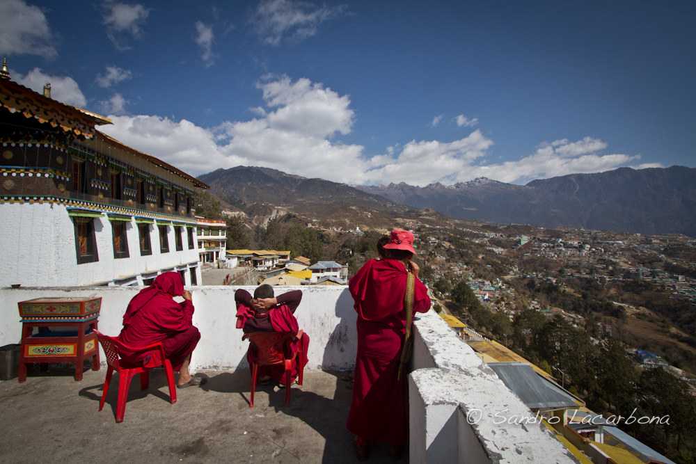 Buddhist monks in Tawang, Buddhist sites in India