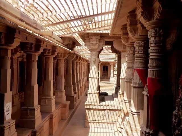 Pillars and Walls of Jaisalmer Fort