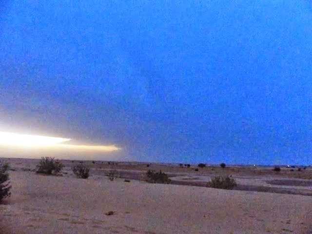 Lightning in desert- Jaisalmer Sand dunes