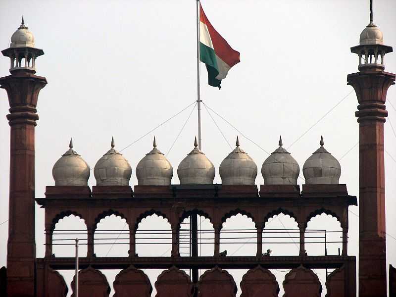 Flag hoisted at Red Fort (Source)