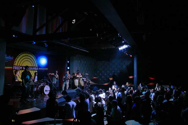 Live Band at Blue Frog, one of the best place for music in Mumbai at night