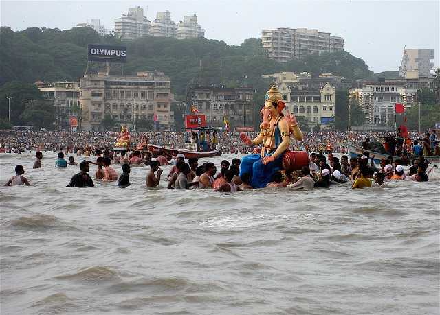 Visarjan, Ganesh Chaturthi in Mumbai 2015