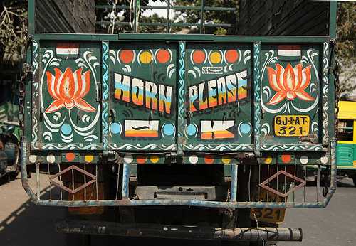 funny truck Indian Sign