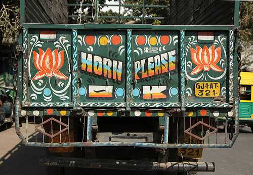 funny truck Indian Sign