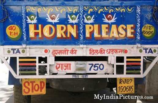 funny indian truck design