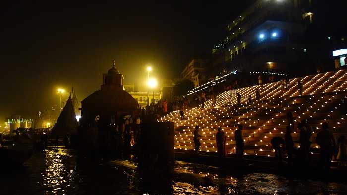 dev diwali in Varanasi 2017, dev deepawali