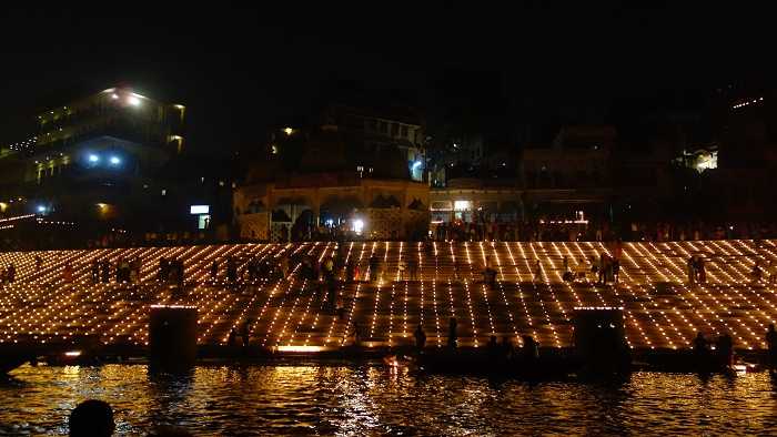 dev diwali in Varanasi 2017, dev deepawali