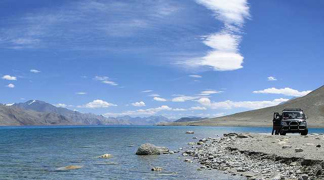 pangong lake Leh Ladakh in December