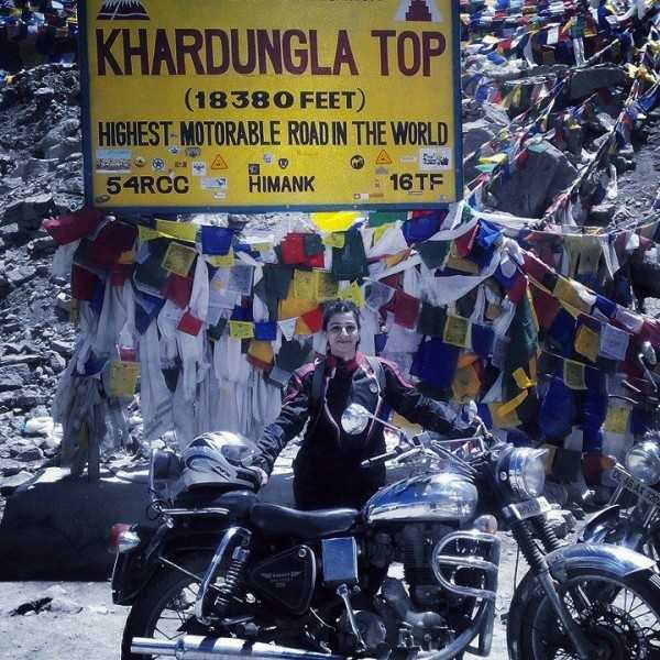 Khardungla Top Bike Ride by Samiksha Bali