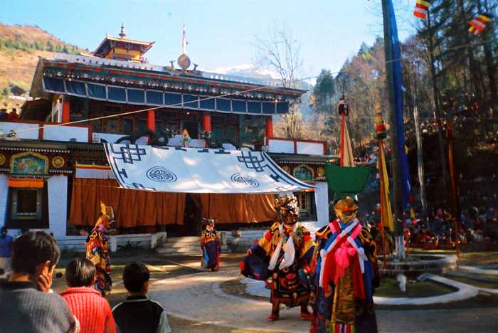 Lachung Monastery, Coldest places in India