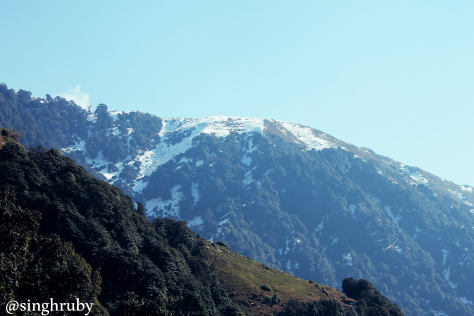 While trekking