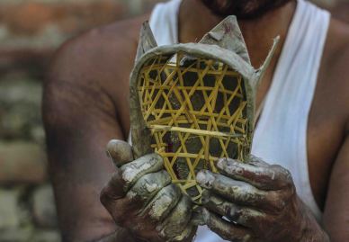 The masks in making