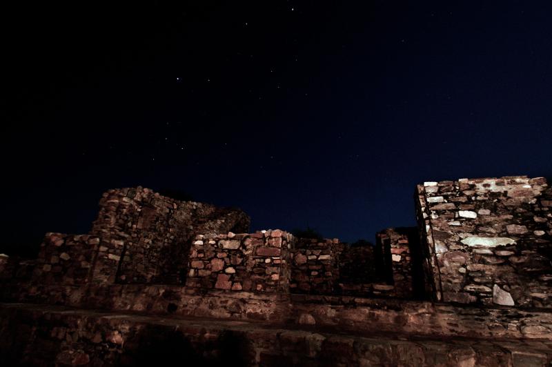 Bhangarh Fort at night