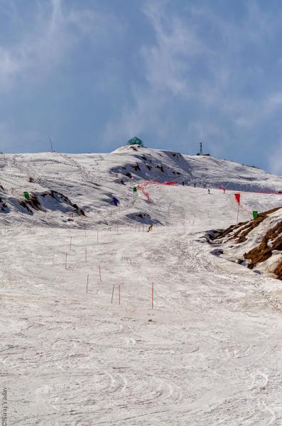 Ski slope at Auli