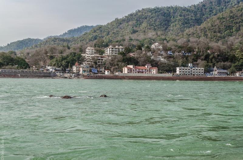 Ganga ghat in Rishikesh