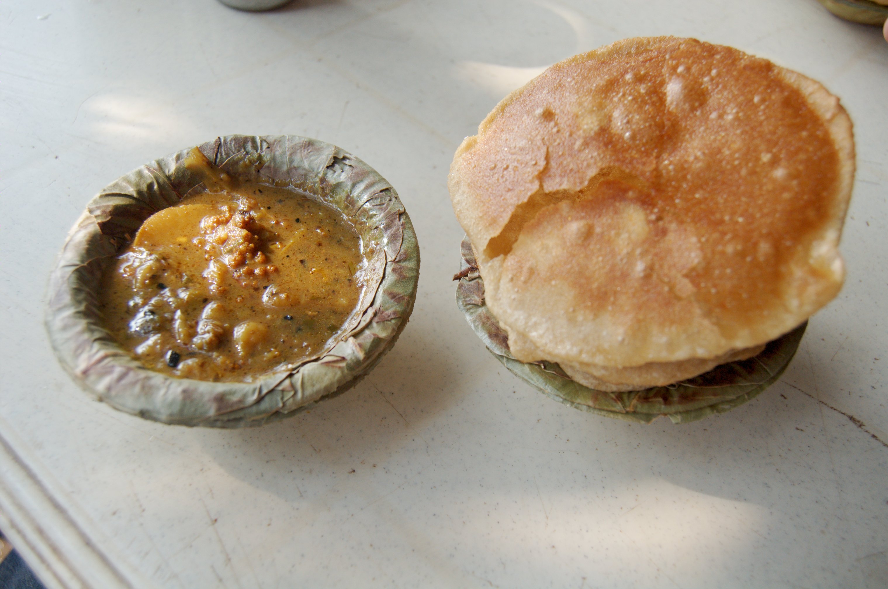 Aloo_Puri, Delhi Street Food