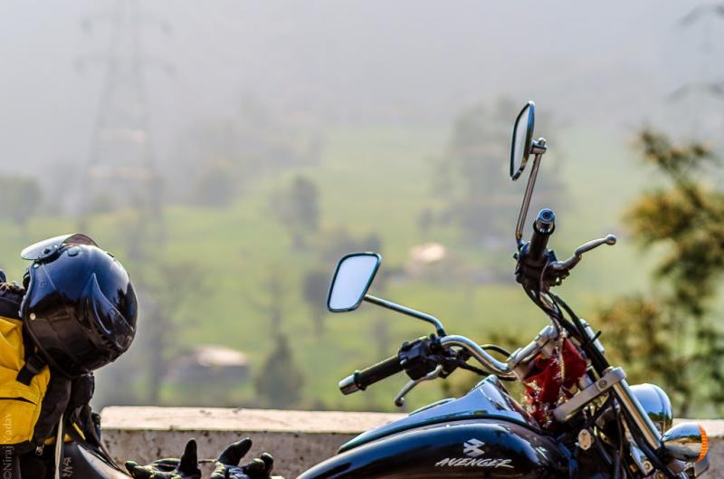 Rudraprayag Chamoli bike pose