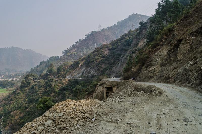 Landslide road