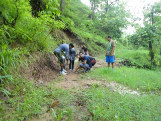 We thought we saw tiger foot prints, that initial excitement died down when we realized that's the closest we would get to be seeing a tiger.