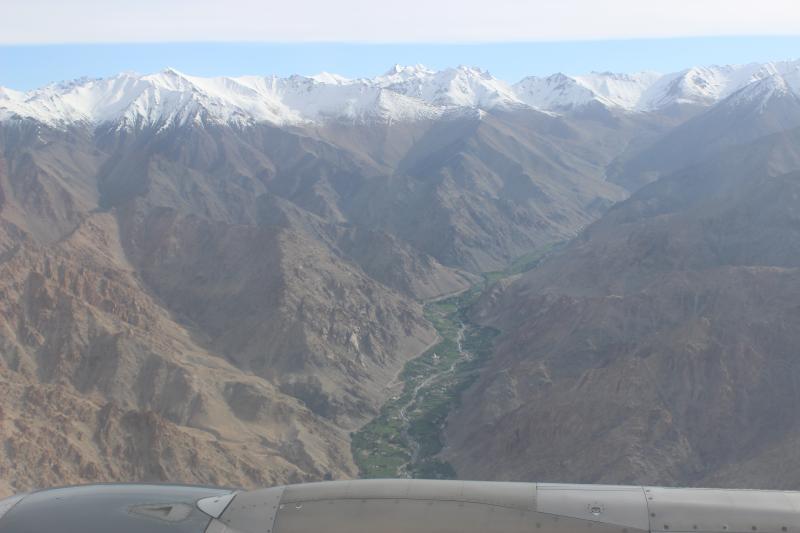 Aerial view of Ladakh