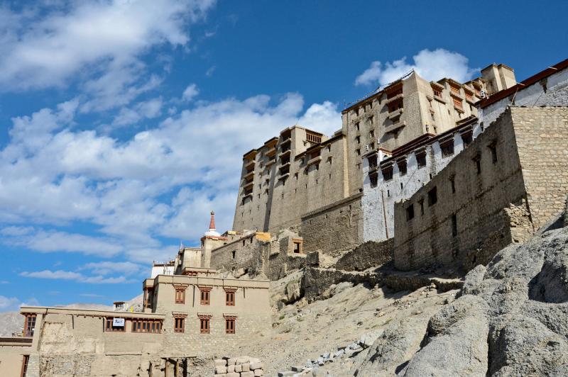 View of The Leh Palace from the eastern side