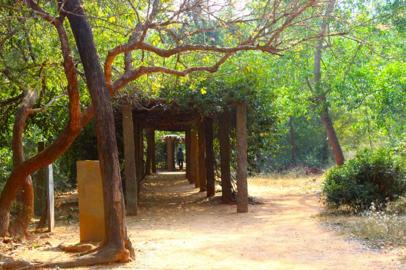 Pathway to Matrimandir, Auroville
