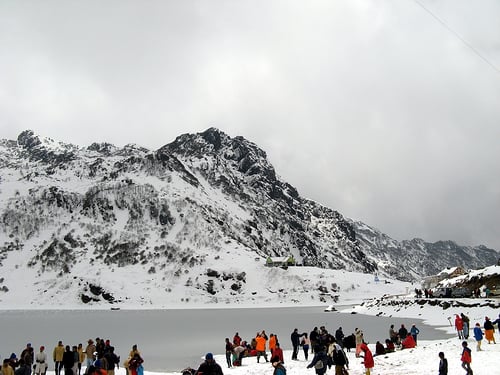 Tsomgo Lake, north Sikkim, Places for snow in India