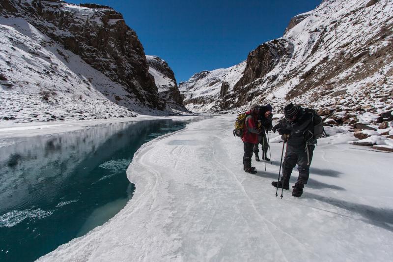 Chadar Trek, Places for snow in India