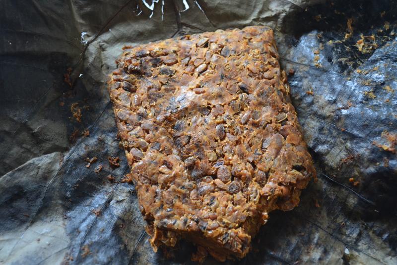 Axoni in cake form - Food of Nagaland, Nagaland Food