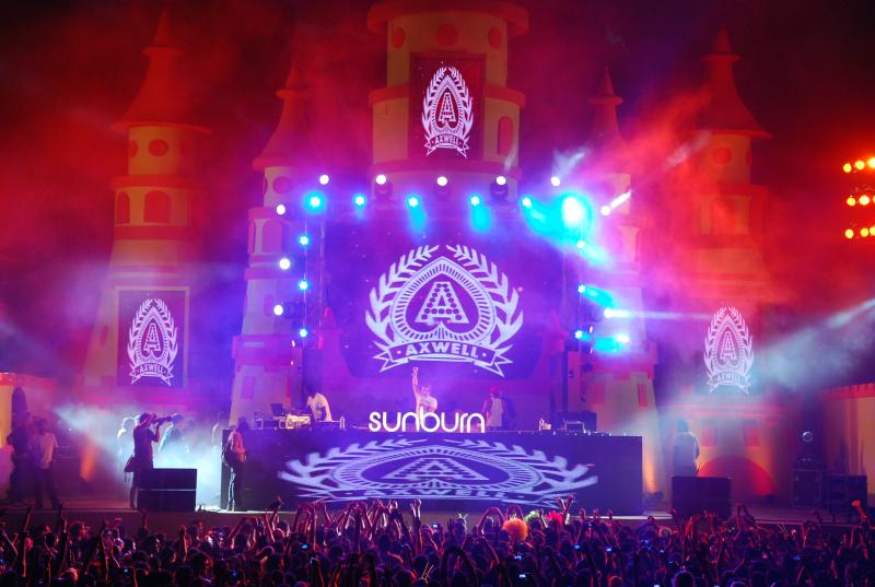 The Amazing Sunburn Festival in Goa bringing forward DJs from all over the world.