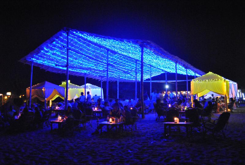 The beaches come to life in Goa at New Years