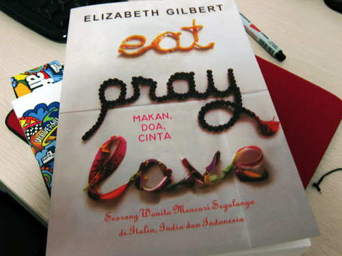 Eat Pray Love - Books to read while travelling