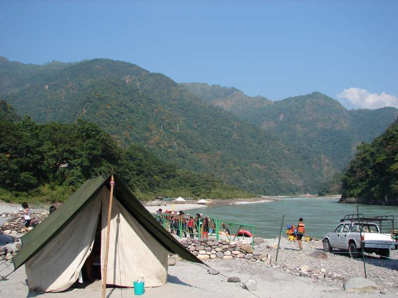 Camping and Rafting in Rishikesh