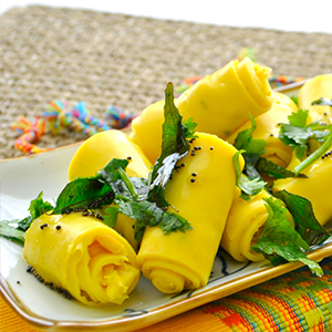 khandvi_Gujarati food items, food of gujarat, gujarati dishes