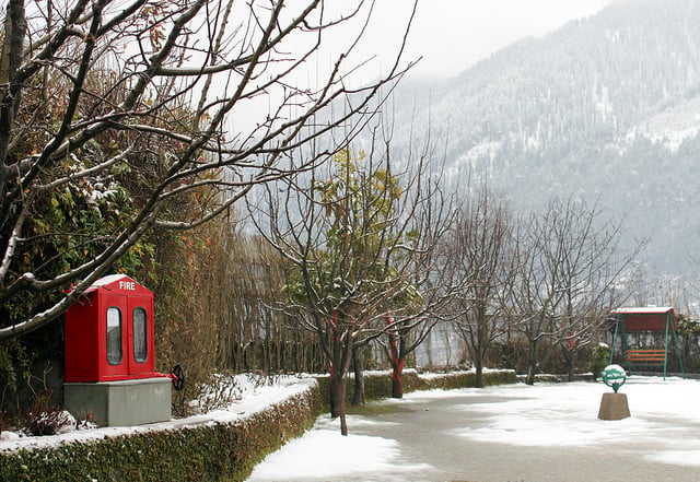 Manali view in winters