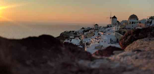 Chasing The Sunset At Oia