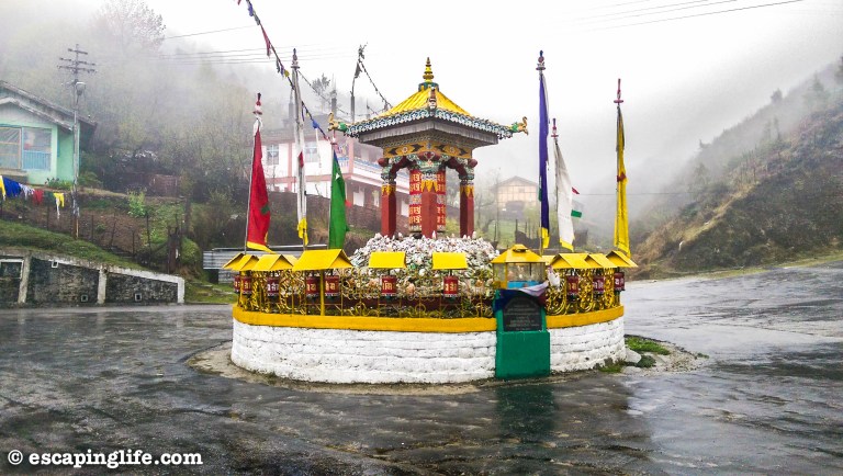 Roundabout in Tawang