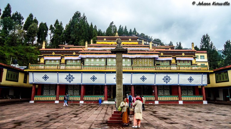 Courtyard of Rumtek Monastery