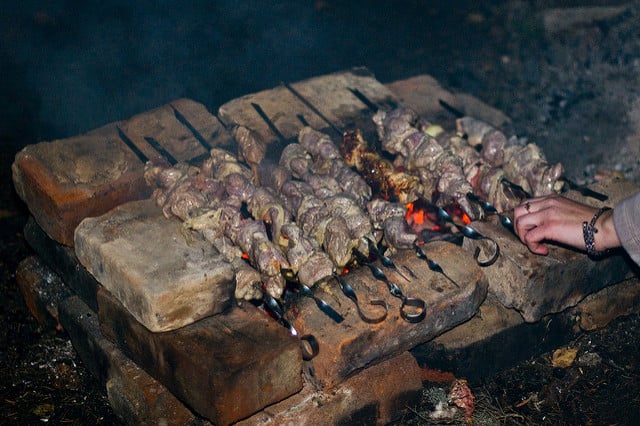 Kebabs at Jameel