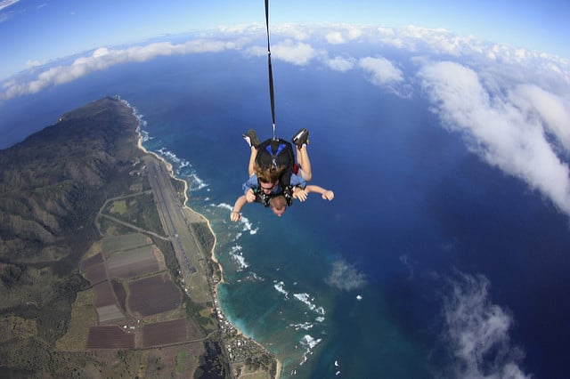 Skydive Hawaii, Best Places In The World To Go Skydiving,  Best Places To Skydive In The World