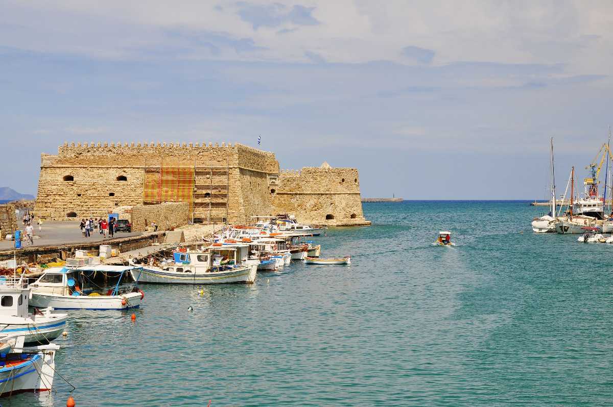 Candia (Iraklion), a Venetian fortress in Greece