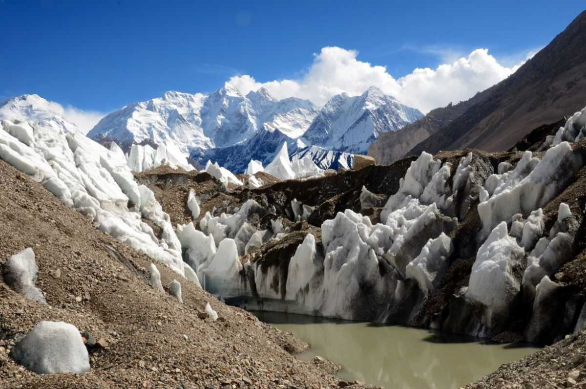 Glacier of Gasherbrum II, Places to Slackline in the world 